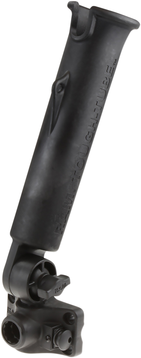 RAM Tough Tube Rod Holder with Bulkhead-Flat Surface Base