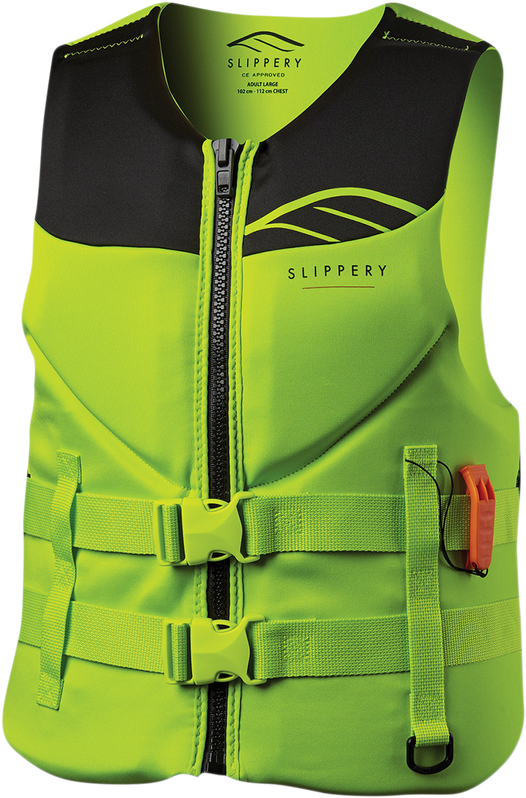 Floatation Vest Lime-Black